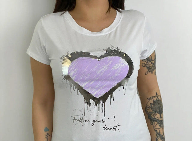 T-shirt follow your heart